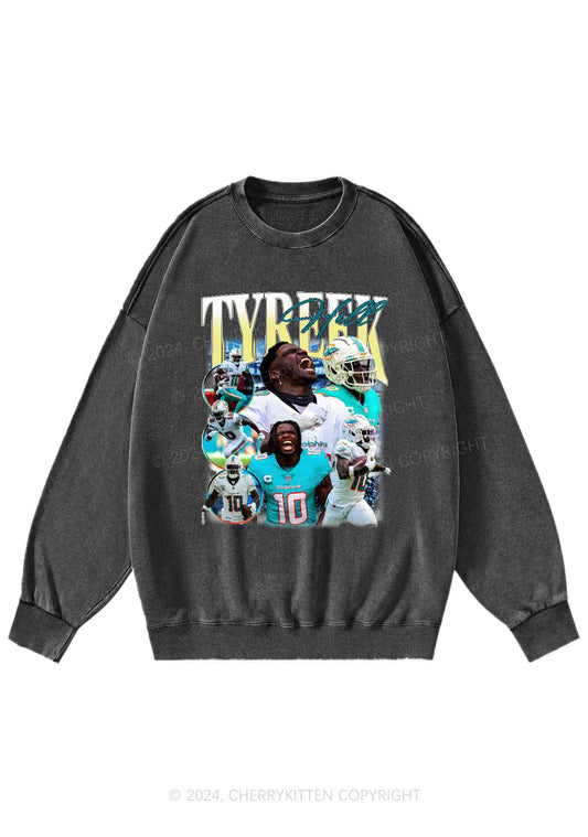 Yellow Hill Y2K Super Bowl Washed Sweatshirts Cherrykitten