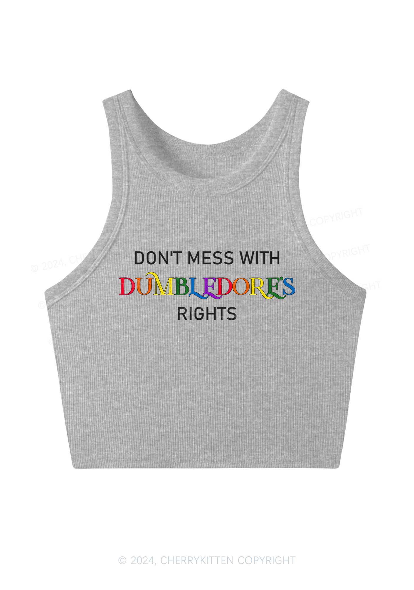 Dumbledore's Rights Y2K Crop Tank Top Cherrykitten