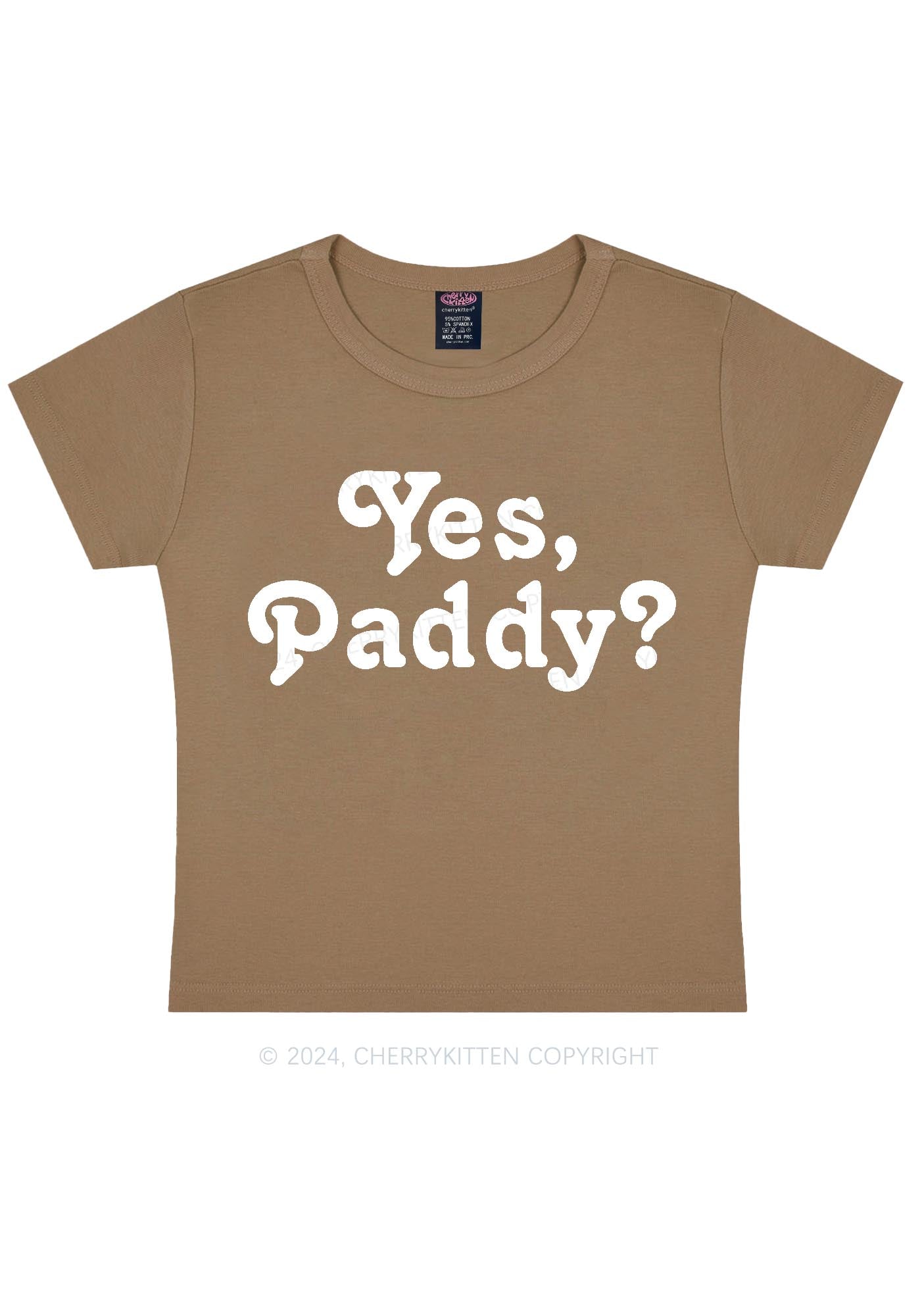 Yes Paddy St Patricks Y2K Baby Tee Cherrykitten