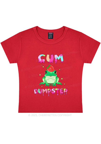 Frog Cxm Dumpster Y2K Baby Tee Cherrykitten