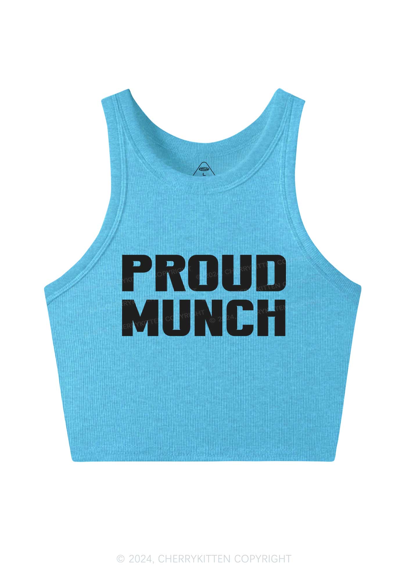 Proud Munch Y2K Crop Tank Top Cherrykitten