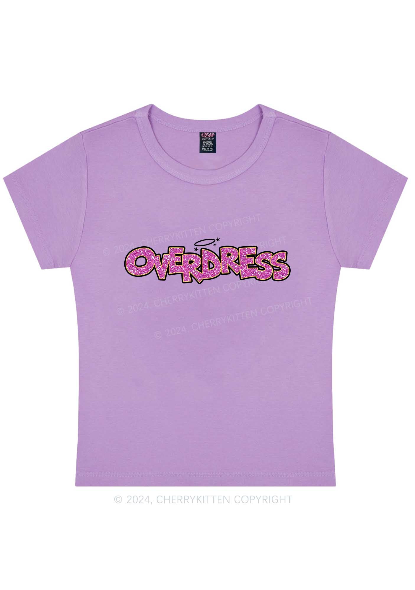 Overdress Y2K Baby Tee Cherrykitten