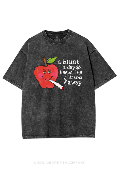 A Blunt A Day Y2K Washed Tee Cherrykitten