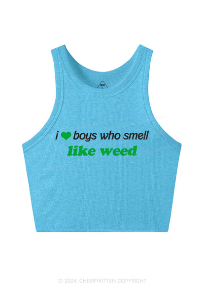 Boys Smell Like Wxxd Y2K Crop Tank Top Cherrykitten