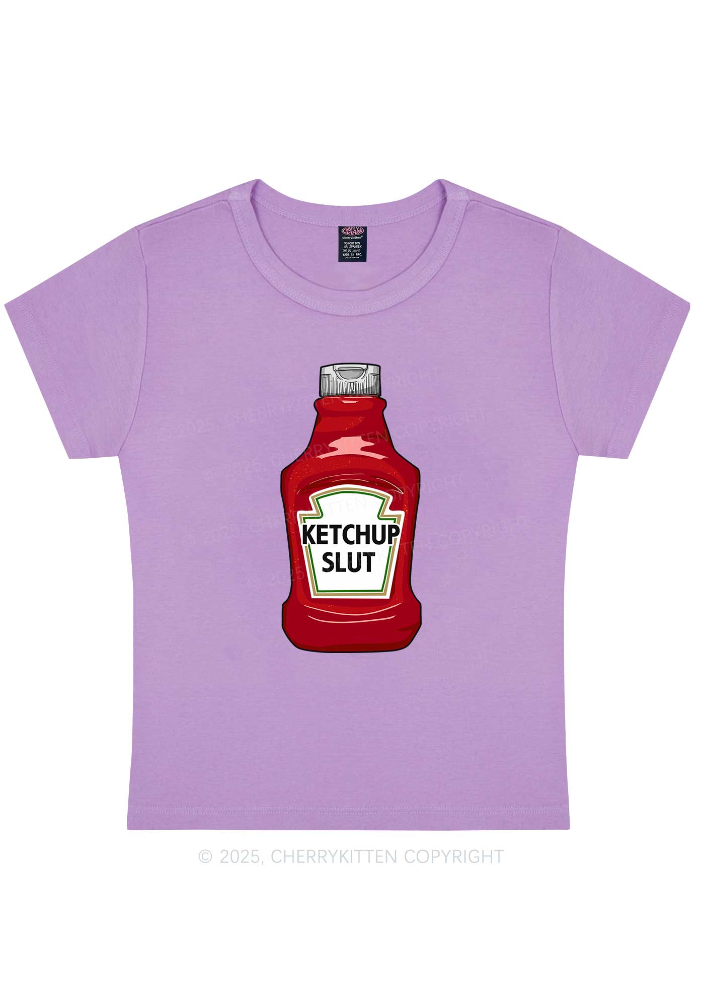 Ketchup Slxt Y2K Baby Tee Cherrykitten