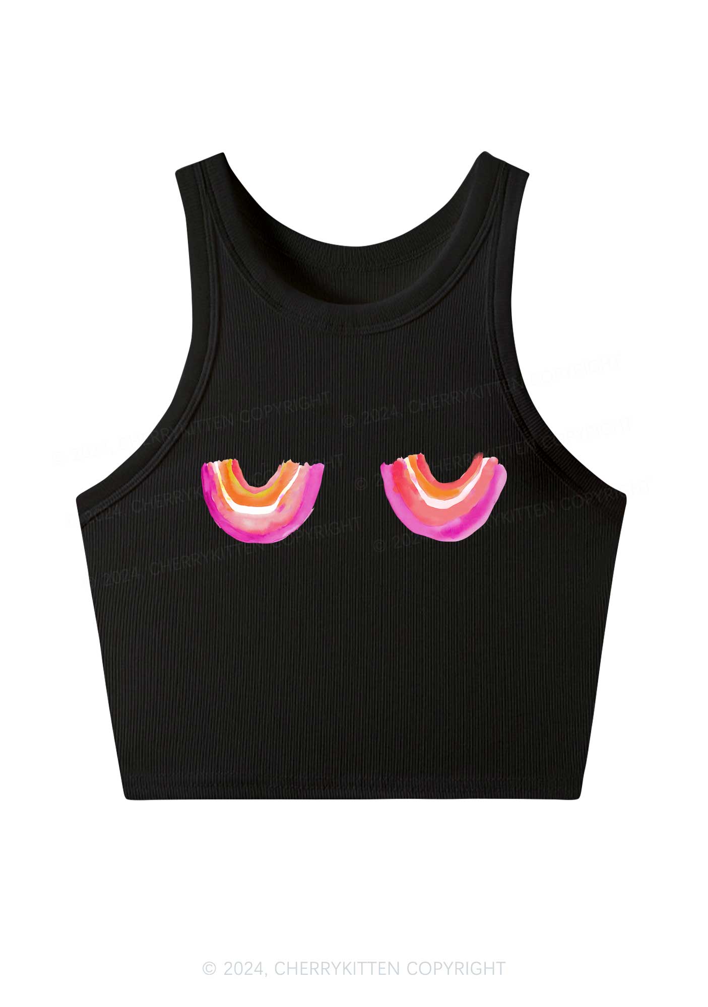 Lesbian Bxxb Y2K Crop Tank Top Cherrykitten