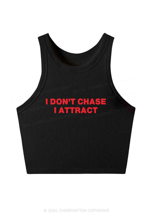 I Don't Chase Y2K Crop Tank Top Cherrykitten