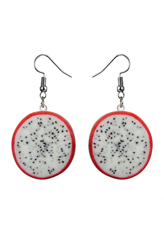 Acrylic Pitaya Y2K Earrings Cherrykitten