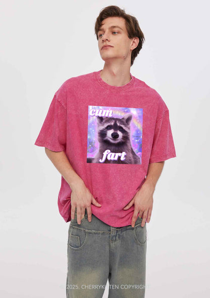 Cxm Fart Y2K Washed Tee Cherrykitten