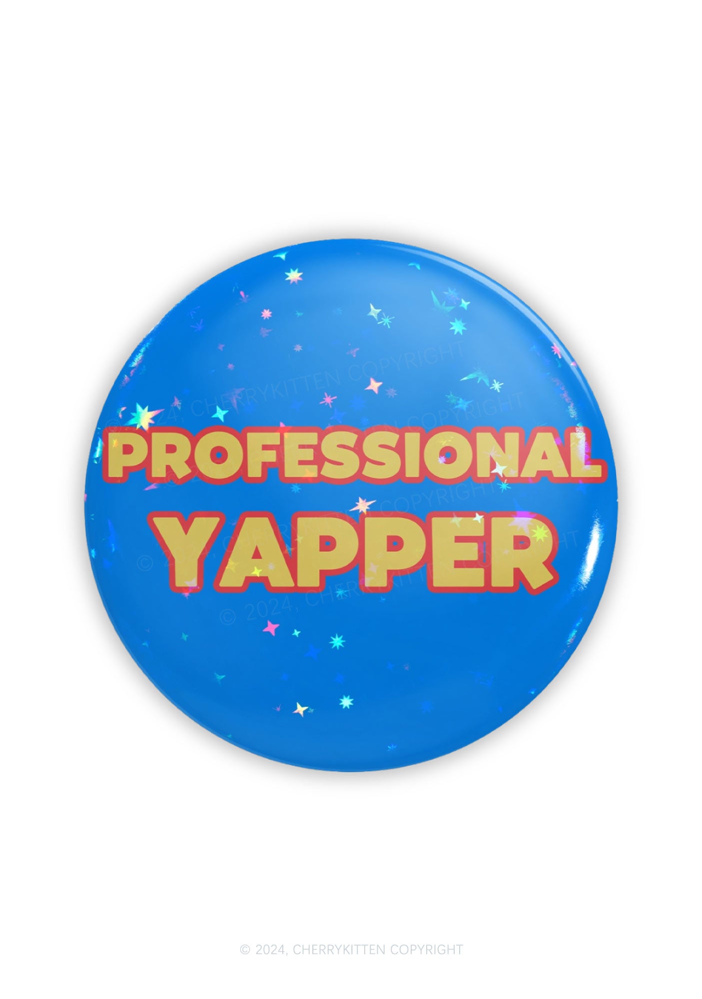 Professional Yapper 1Pc Y2K Pin Cherrykitten