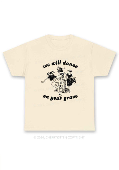 Dance On Your Grave Y2K Chunky Shirt Cherrykitten