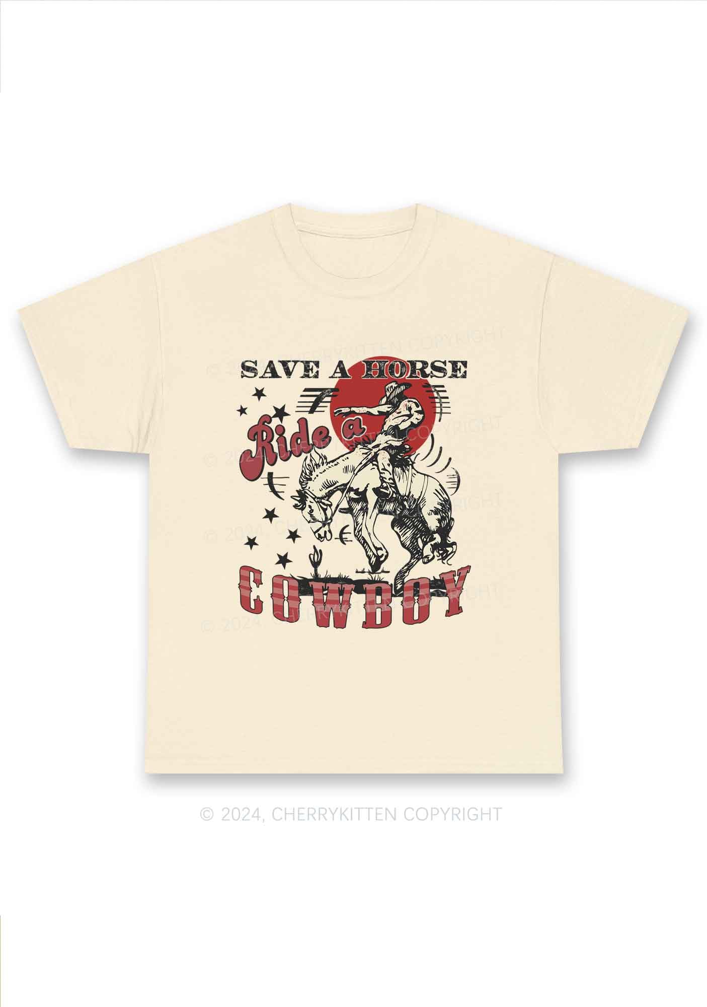 Ride A Cowboy Y2K Chunky Shirt Cherrykitten