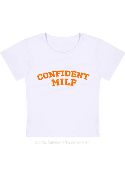 Curvy Confident Mxxf Baby Tee Cherrykitten