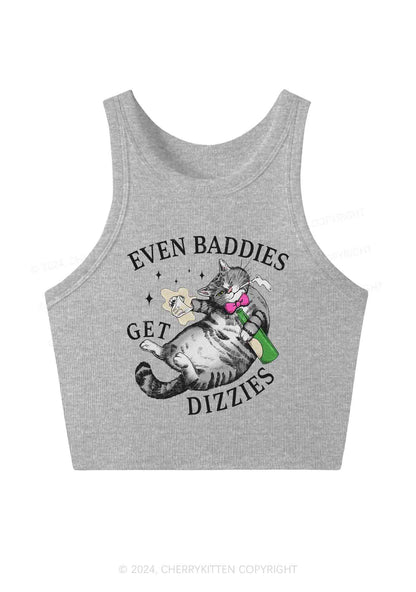 Baddies Get Dizzies Y2K Crop Tank Top Cherrykitten