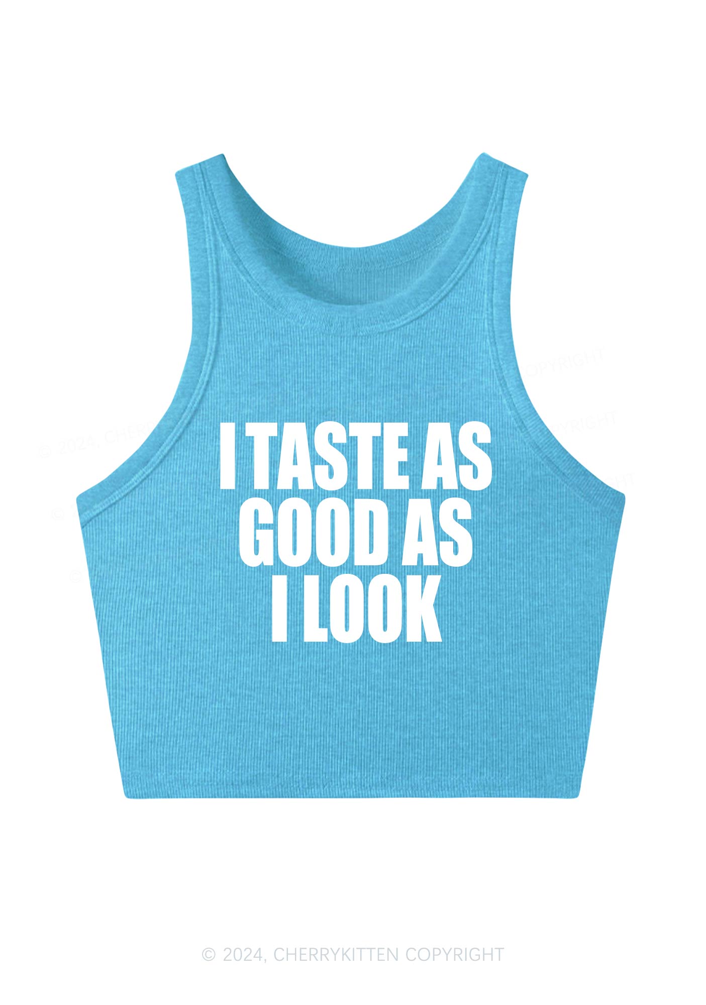 Taste Good Y2K Crop Tank Top Cherrykitten