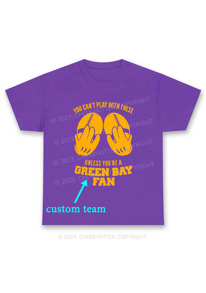 Custom Team Fan Super Bowl Y2K Chunky Shirt Cherrykitten