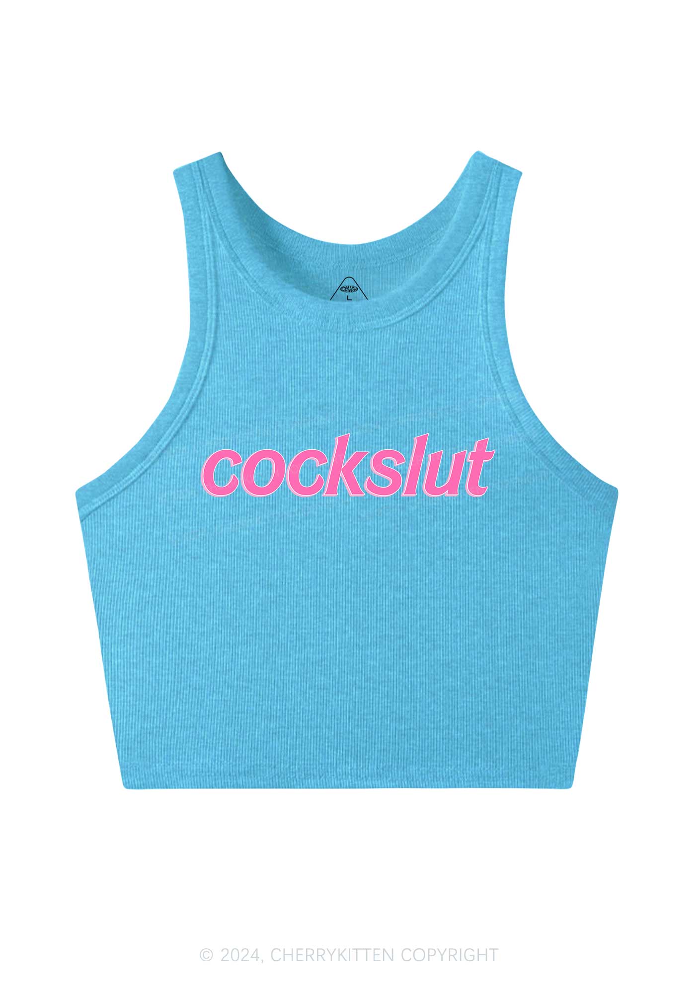 Cockslxt Y2K Crop Tank Top Cherrykitten