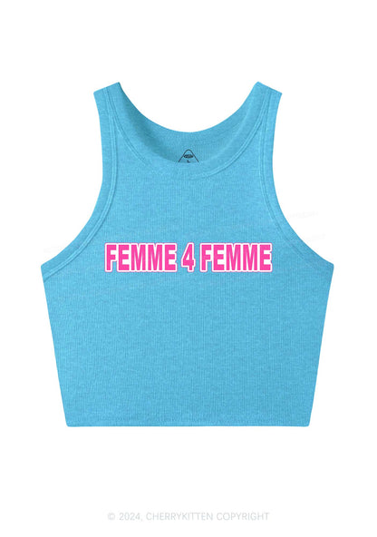 Femme For Femme Y2K Crop Tank Top Cherrykitten