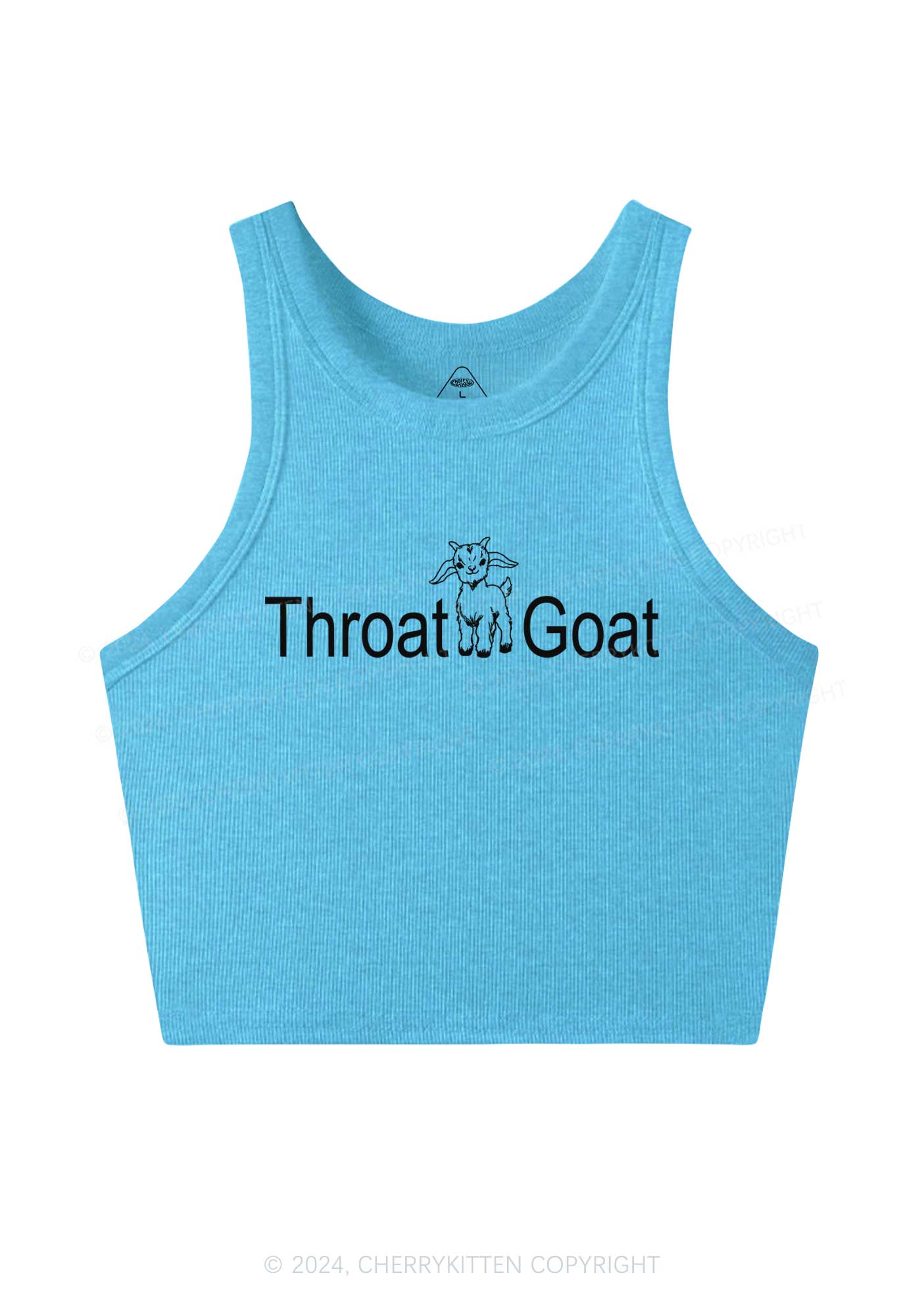 Throat Goat Y2K Crop Tank Top Cherrykitten