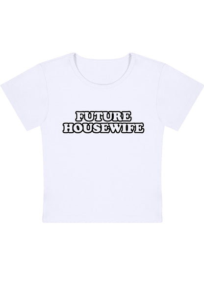 Future Housewife Y2K Baby Tee