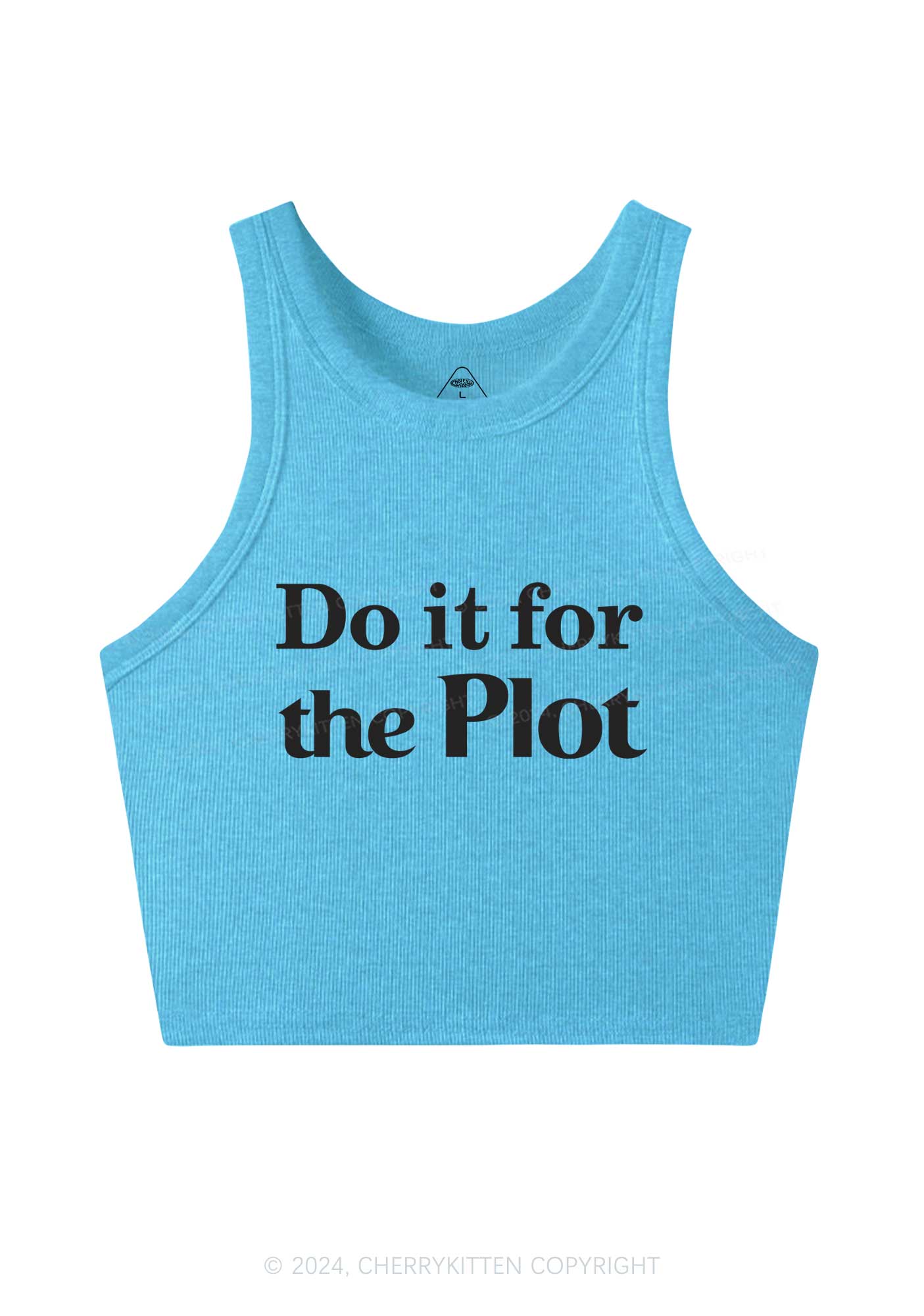 Do It For Plot Y2K Crop Tank Top Cherrykitten