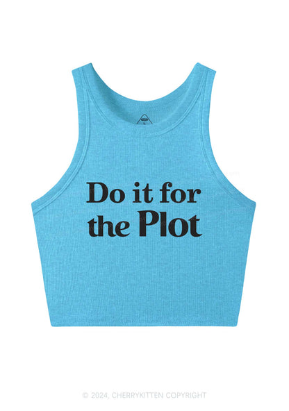 Do It For Plot Y2K Crop Tank Top Cherrykitten