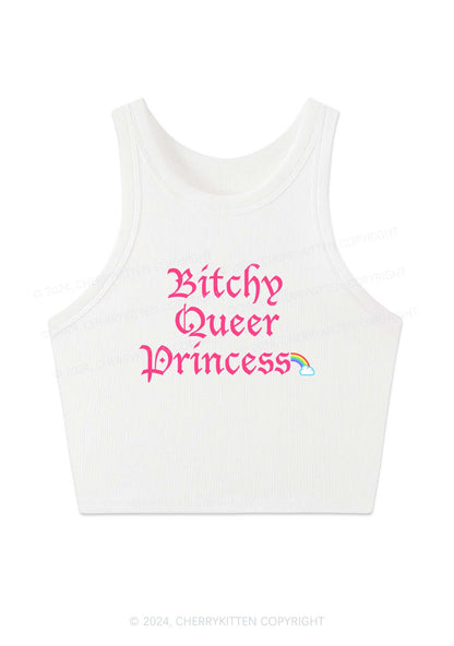 Queer Princess Y2K Crop Tank Top Cherrykitten