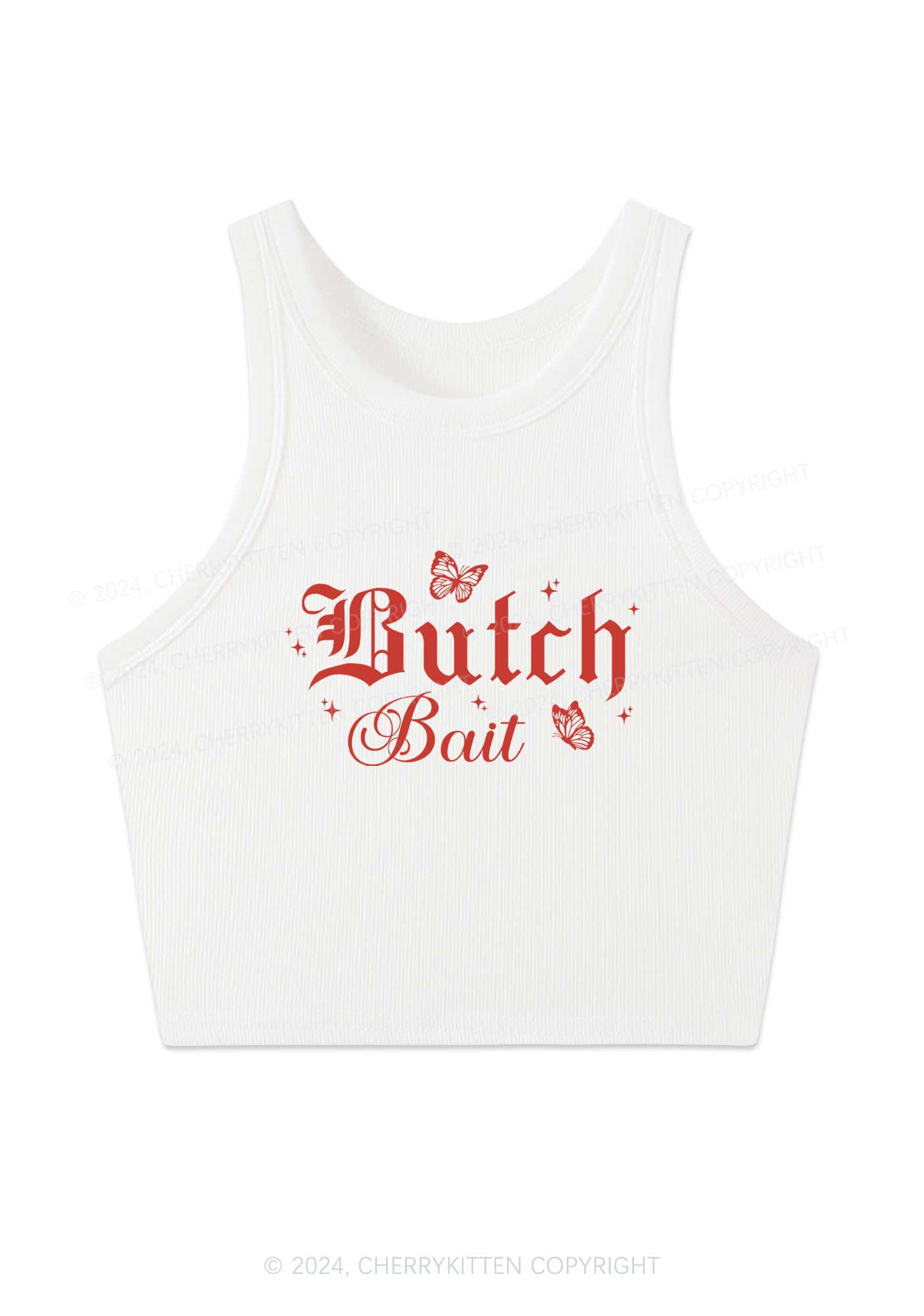 Butch Bait Y2K Crop Tank Top Cherrykitten