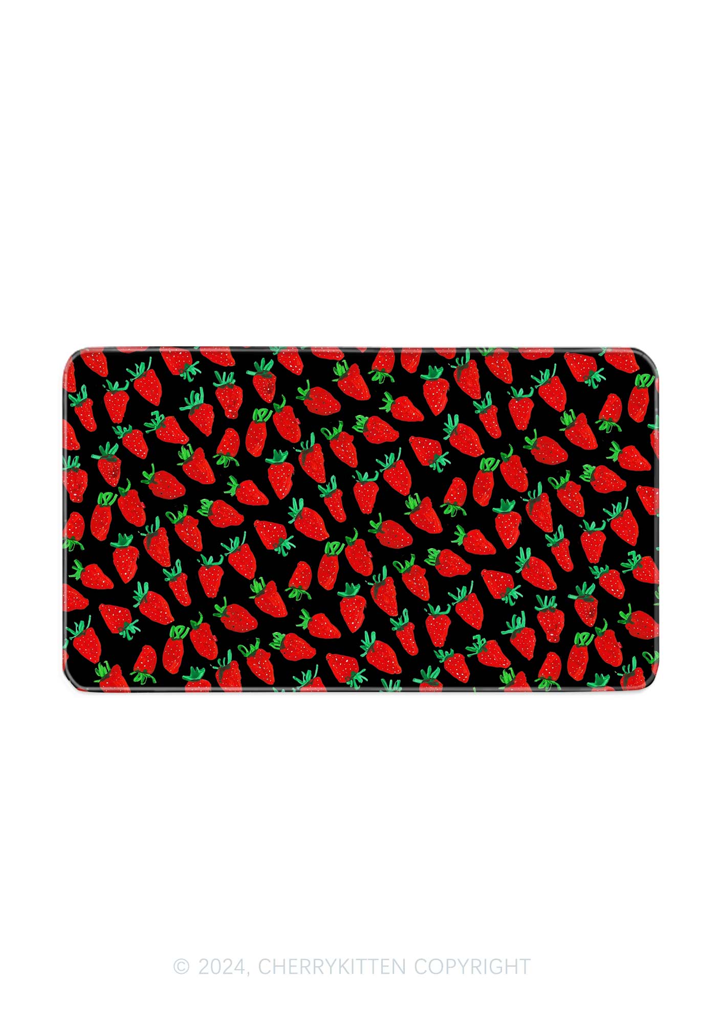 Strawberry Y2K Desk Mat Cherrykitten