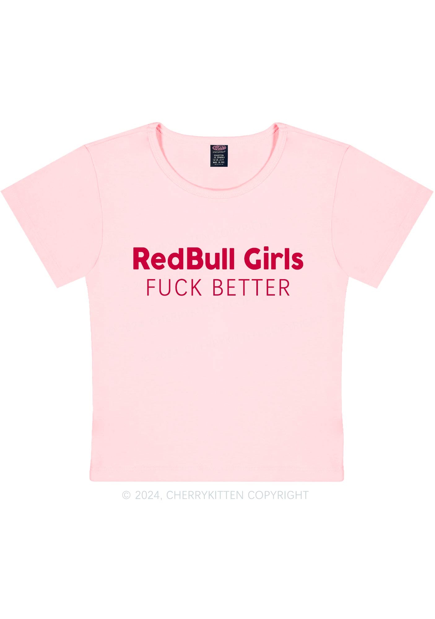 Redbull Girls Y2K Baby Tee Cherrykitten