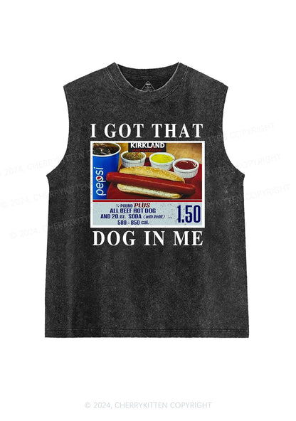 I Got That Hot Dog In Me Y2K Washed Tank Cherrykitten