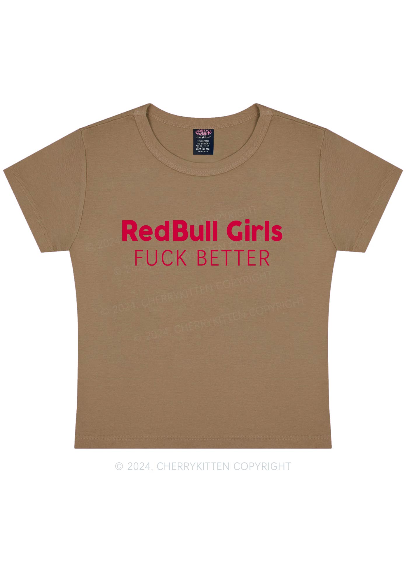 Redbull Girls Y2K Baby Tee Cherrykitten