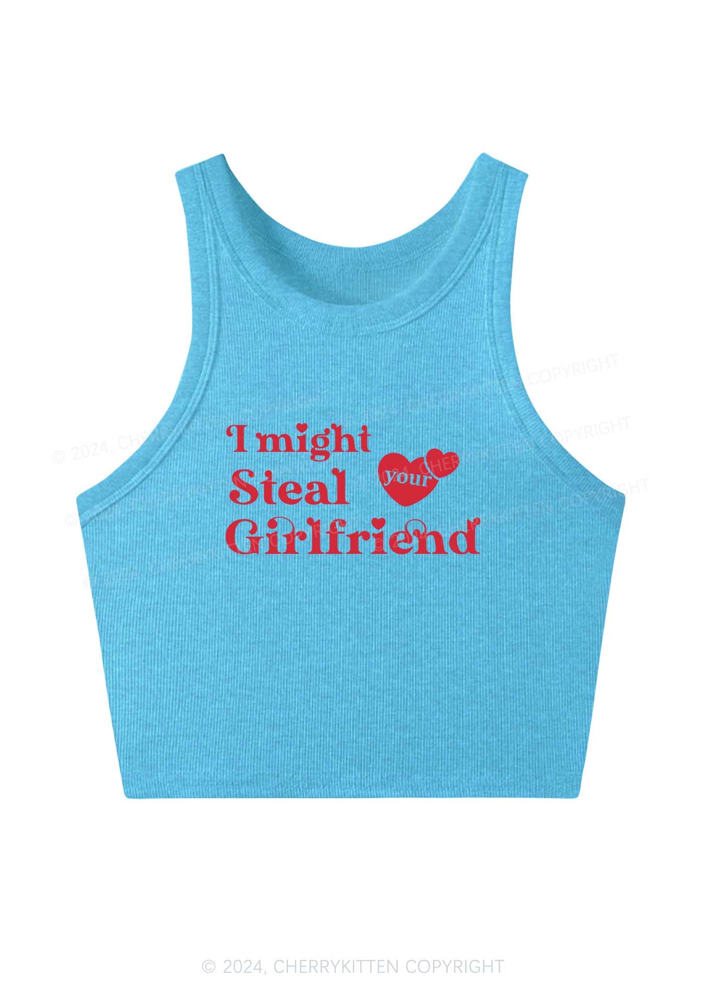 Steal Your Girlfriend Y2K Crop Tank Top Cherrykitten