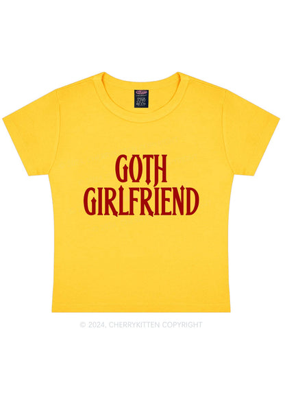 Goth Girlfriend Y2K Baby Tee Cherrykitten