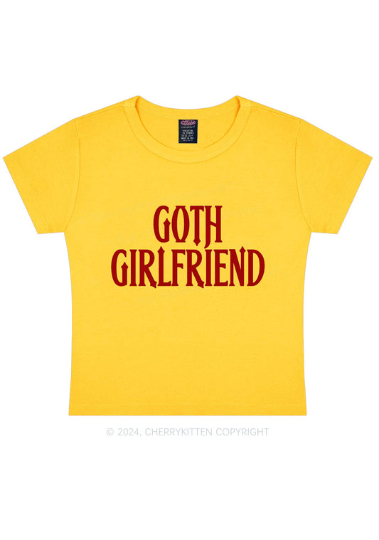 Goth Girlfriend Y2K Baby Tee Cherrykitten