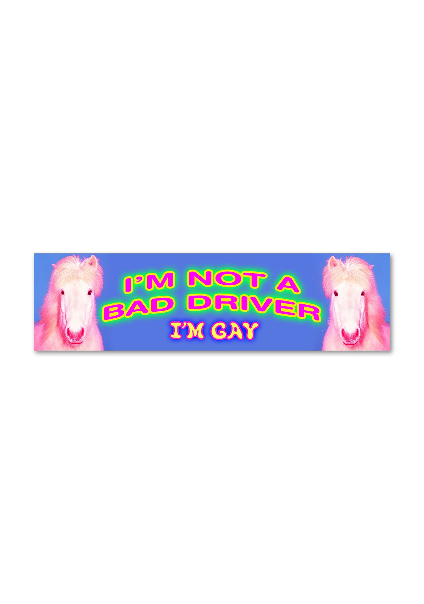 I'm Not A Bad Driver Y2K Car Bumper Magnet Cherrykitten