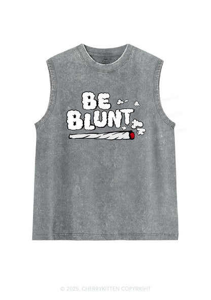 Be Blunt Y2K Washed Tank Cherrykitten