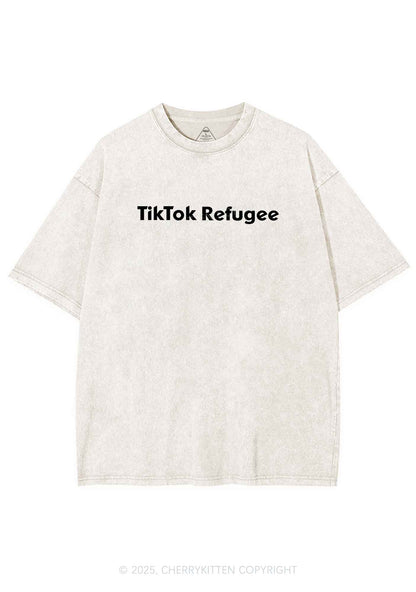 TT Refugee Y2K Washed Tee Cherrykitten