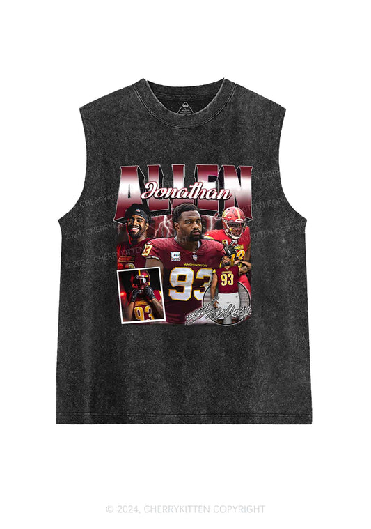 Red Allen Y2K Super Bowl Washed Tank Cherrykitten