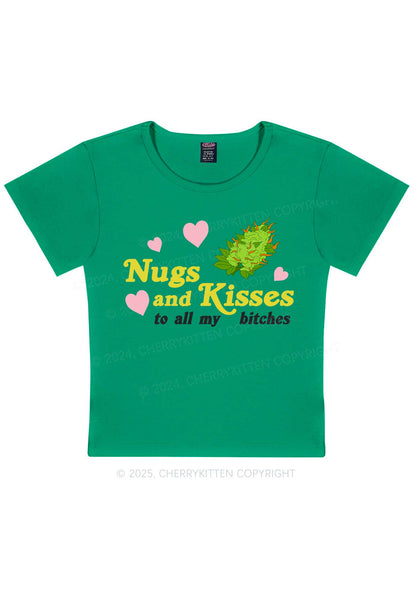 Nxgs And Kisses Y2K Baby Tee Cherrykitten