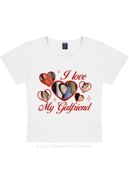 Custom Boyfriend Photos Y2K Valentine's Day Baby Tee Cherrykitten