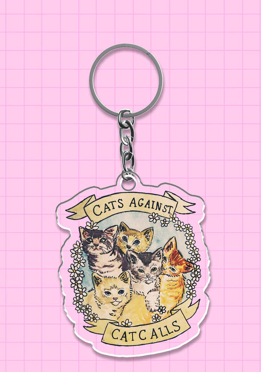 Cats Against 1Pc Y2K Keychain Cherrykitten