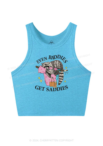 Baddies Get Saddies Y2K Crop Tank Top Cherrykitten