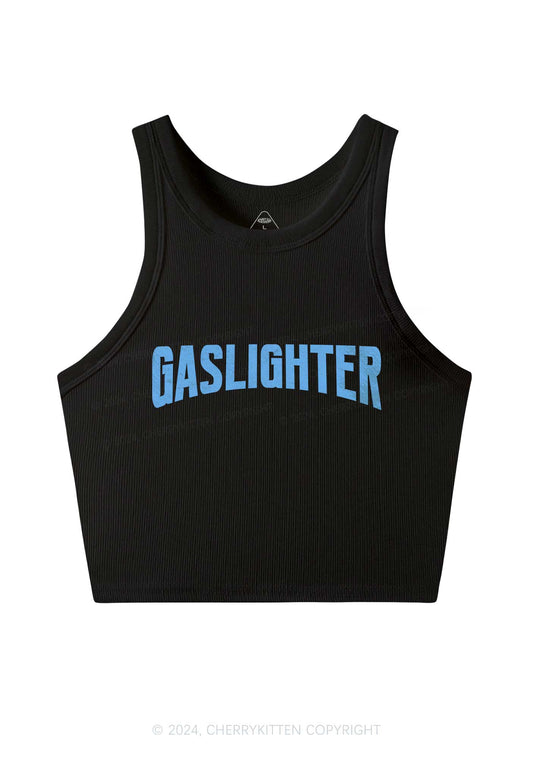 Gaslighter Y2K Crop Tank Top Cherrykitten