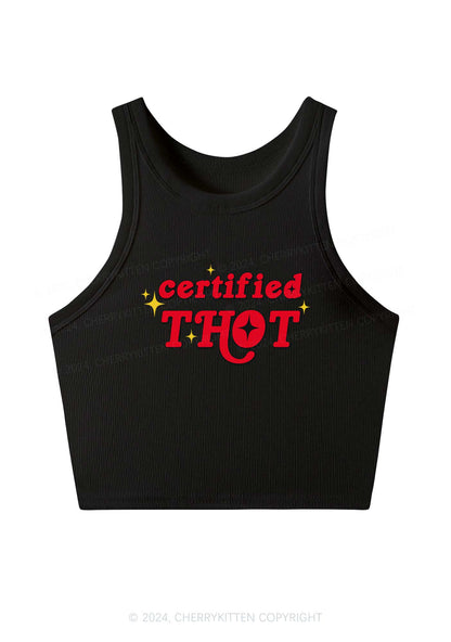 Certified Thxt Y2K Crop Tank Top Cherrykitten