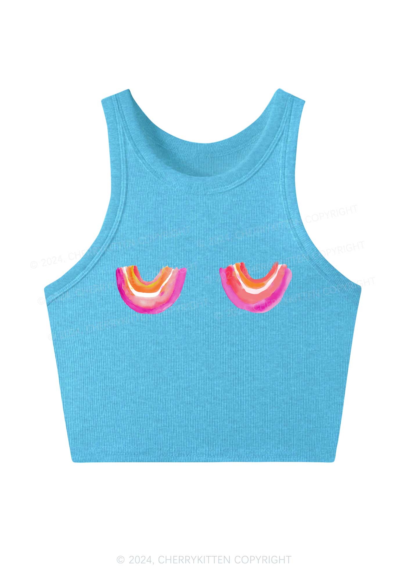 Lesbian Bxxb Y2K Crop Tank Top Cherrykitten