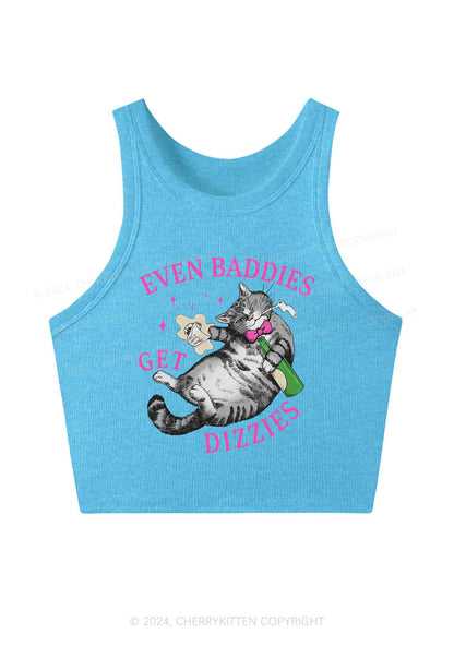 Baddies Get Dizzies Y2K Crop Tank Top Cherrykitten