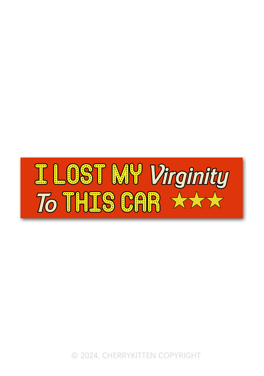 Lost My Car Y2K Car Bumper Magnet Cherrykitten