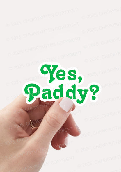 Yes Paddy St Patricks 1Pc Y2K Sticker Cherrykitten