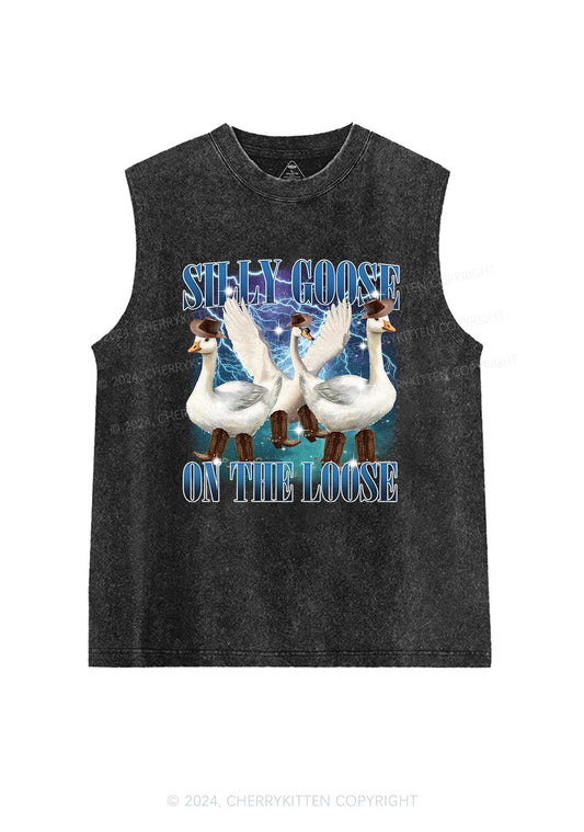 Cowboy Goose Y2K Washed Tank Cherrykitten